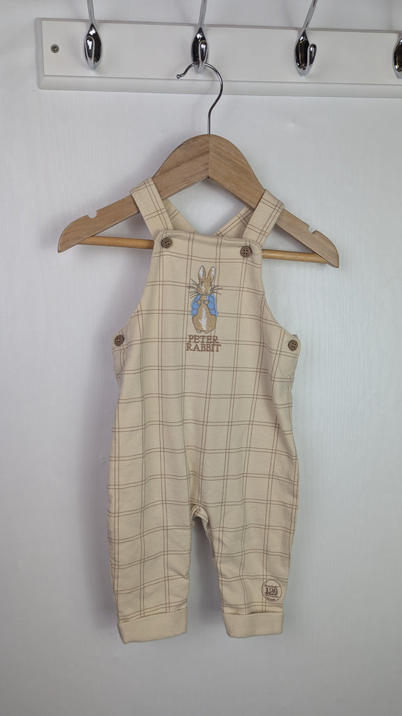 Nutmeg Beige Peter Rabbit Romper - Boys 3-6 Months Little Ones Preloved Used, Preloved, Preworn & Second Hand Baby, Kids & Children's Clothing UK Online. Cheap affordable. Brands including Next, Joules, Nutmeg Morrisons, TU, F&F, H&M.