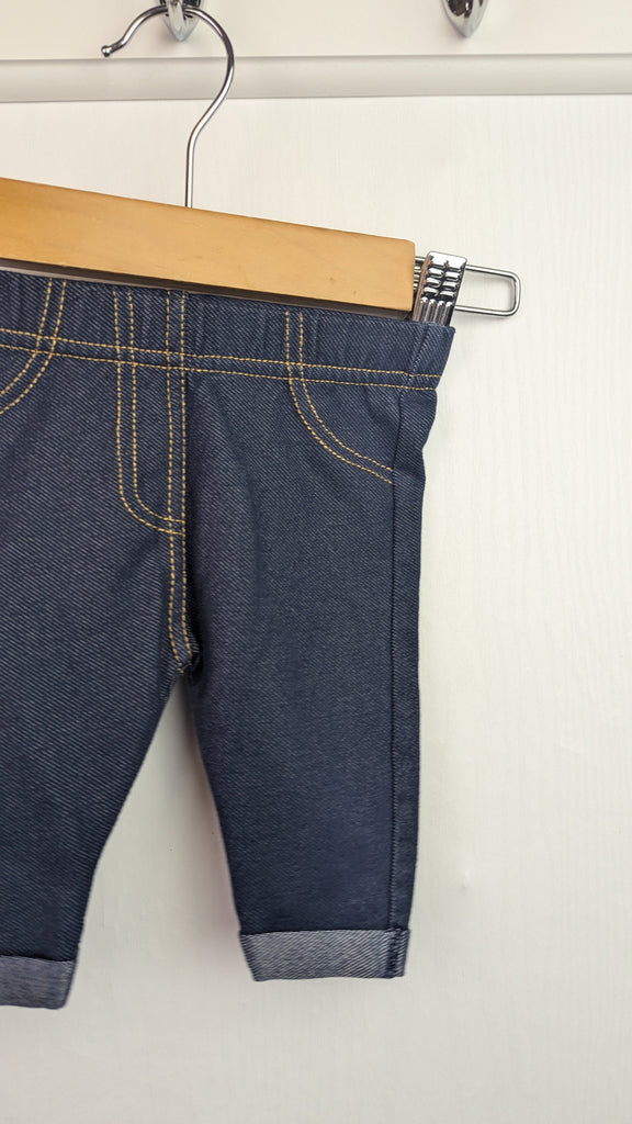 Nutmeg Blue Jeggings - Unisex 0-1 Months Nutmeg Used, Preloved, Preworn & Second Hand Baby, Kids & Children's Clothing UK Online. Cheap affordable. Brands including Next, Joules, Nutmeg Morrisons, TU, F&F, H&M.