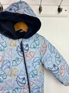 Nutmeg Blue Padded Pramsuit - Boys 6 - 9 Months - Little Ones Preloved. Second Hand Children's & Preloved Baby, Kids, Girls & Boys Clothes. UK online