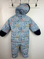 Nutmeg Blue Padded Pramsuit - Boys 6 - 9 Months - Little Ones Preloved. Second Hand Children's & Preloved Baby, Kids, Girls & Boys Clothes. UK online