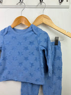 Nutmeg Blue Star Top & Bottoms Outfit - Boys 6 - 9 Months - Little Ones Preloved. Second Hand Children's & Preloved Baby, Kids, Girls & Boys Clothes. UK online