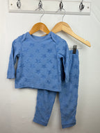 Nutmeg Blue Star Top & Bottoms Outfit - Boys 6 - 9 Months - Little Ones Preloved. Second Hand Children's & Preloved Baby, Kids, Girls & Boys Clothes. UK online