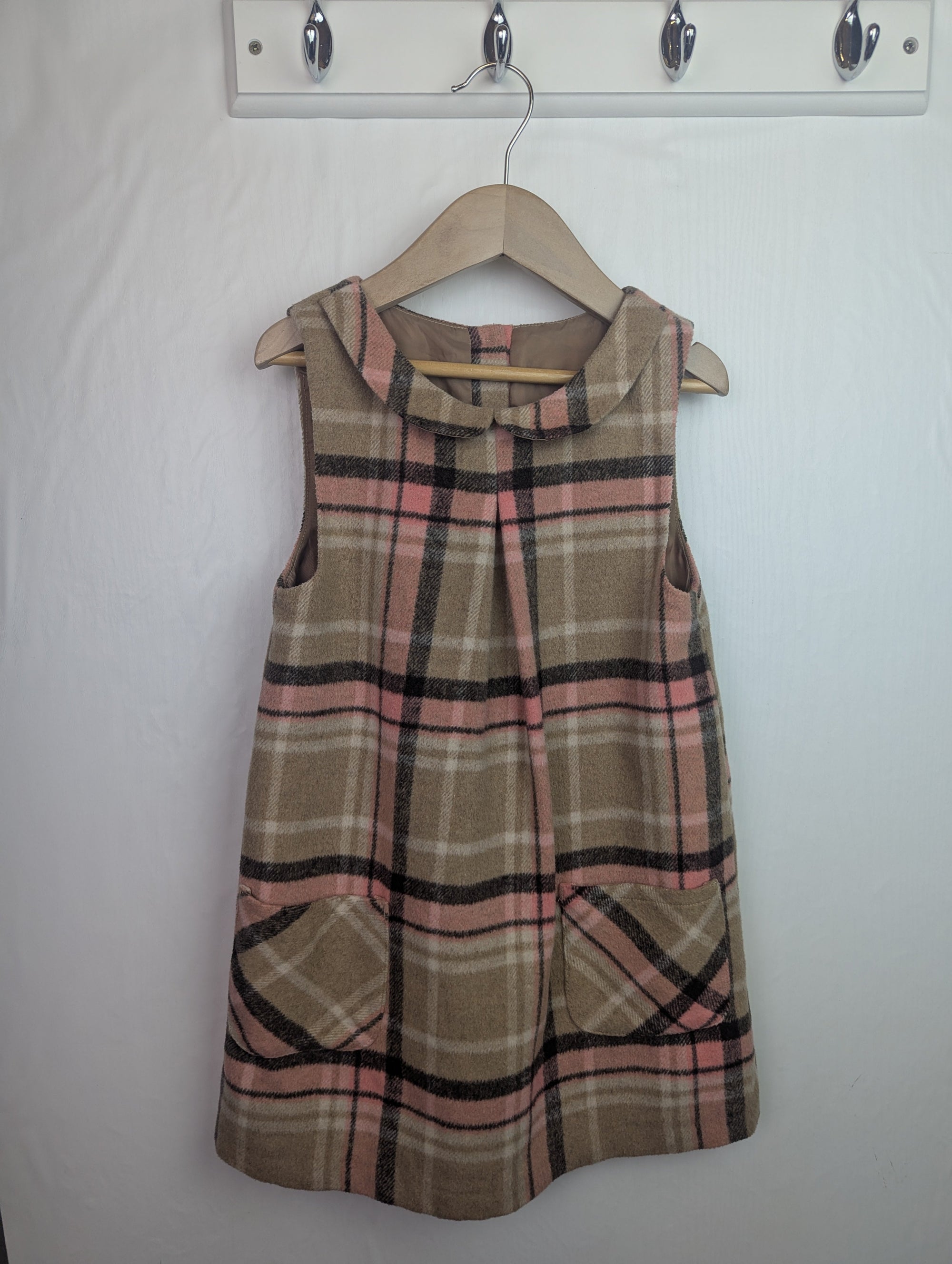 Nutmeg Checked Dress - Girls 5 - 6 Years - Little Ones Preloved. Second Hand Children's & Preloved Baby, Kids, Girls & Boys Clothes. UK online