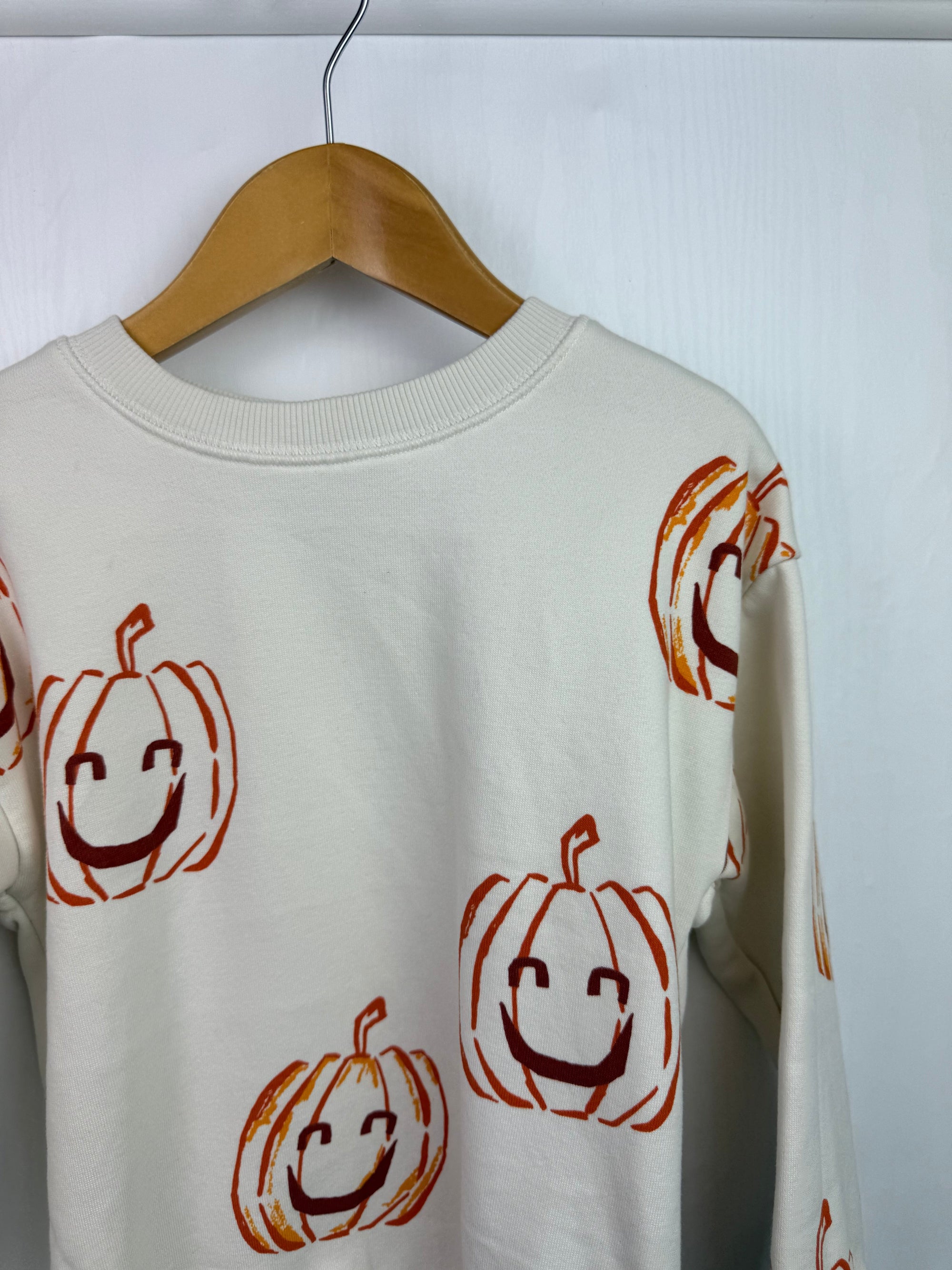 Nutmeg Cream Pumpkin Jumper - Unisex 3 - 4 Years - Little Ones Preloved. Second Hand Children's & Preloved Baby, Kids, Girls & Boys Clothes. UK online