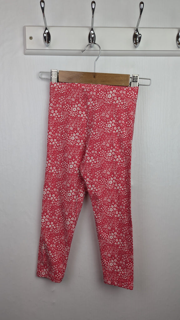 Nutmeg Floral Leggings - Girls 3-4 Years Little Ones Preloved Used, Preloved, Preworn & Second Hand Baby, Kids & Children's Clothing UK Online. Cheap affordable. Brands including Next, Joules, Nutmeg Morrisons, TU, F&F, H&M.