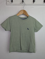 Nutmeg Green Shot Sleeve Top - Boys 2-3 Years Little Ones Preloved. Preloved Kids & Children’s Gently Used Clothing. Second Hand Baby, Girls & Boys Clothes. UK Postage