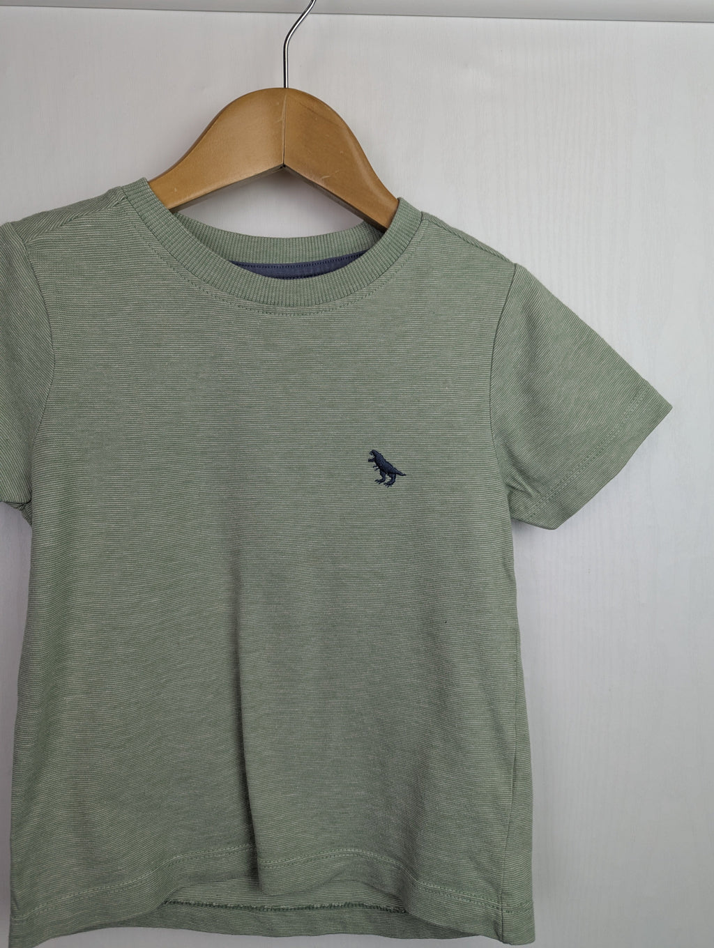 Nutmeg Green Shot Sleeve Top - Boys 2-3 Years Little Ones Preloved. Preloved Kids & Children’s Gently Used Clothing. Second Hand Baby, Girls & Boys Clothes. UK Postage