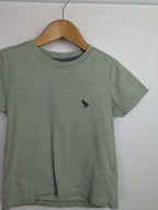 Nutmeg Green Shot Sleeve Top - Boys 2-3 Years Little Ones Preloved. Preloved Kids & Children’s Gently Used Clothing. Second Hand Baby, Girls & Boys Clothes. UK Postage