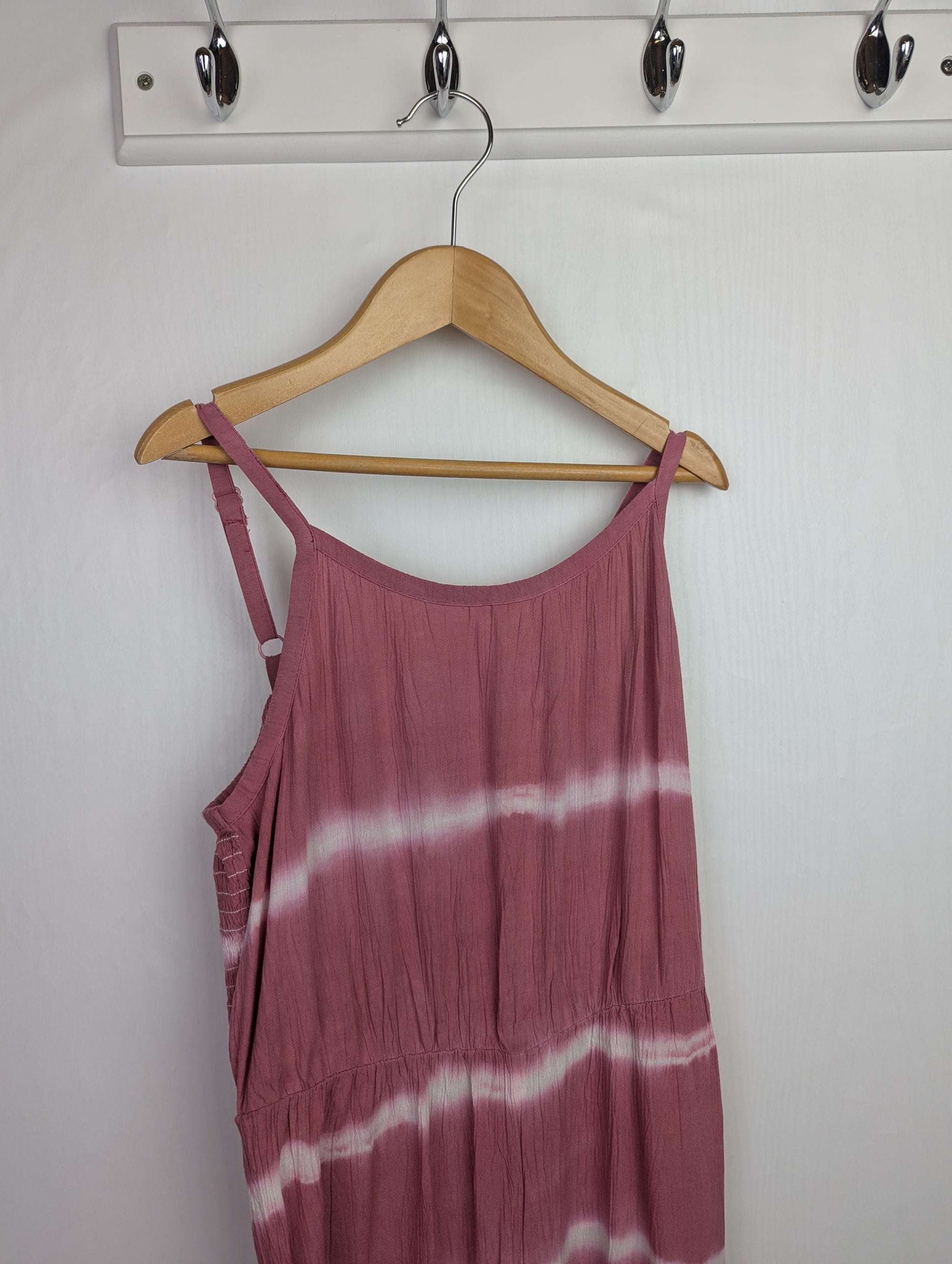 Nutmeg Pink Tie Dye Jumpsuit - Girls 9 - 10 Years - Little Ones Preloved. Second Hand Children's & Preloved Baby, Kids, Girls & Boys Clothes. UK online