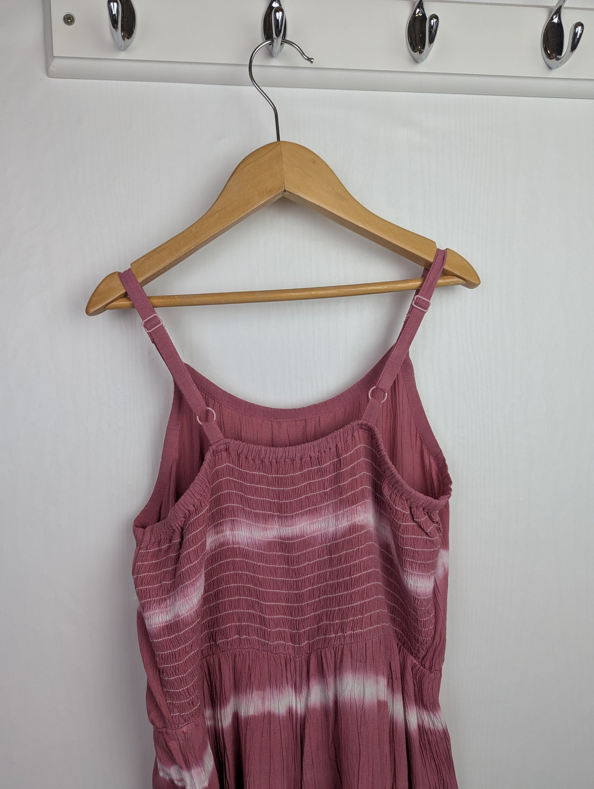 Nutmeg Pink Tie Dye Jumpsuit - Girls 9 - 10 Years - Little Ones Preloved. Second Hand Children's & Preloved Baby, Kids, Girls & Boys Clothes. UK online