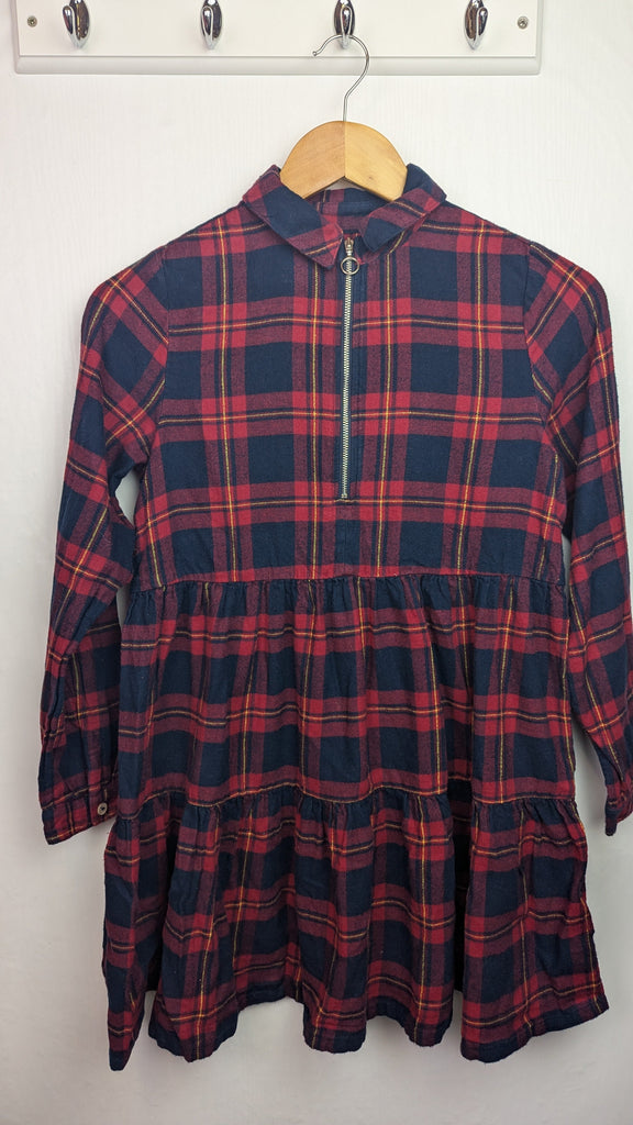 Nutmeg Red Plaid Dress - Girls 11-12 Years Little Ones Preloved Used, Preloved, Preworn & Second Hand Baby, Kids & Children's Clothing UK Online. Cheap affordable. Brands including Next, Joules, Nutmeg Morrisons, TU, F&F, H&M.