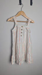 Nutmeg Striped Tiered Dress - Girls 2 - 3 Years - Little Ones Preloved. Second Hand Children's & Preloved Baby, Kids, Girls & Boys Clothes. UK online