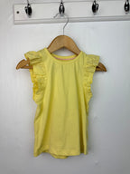 Nutmeg Yellow Eyelet Shoulder Top - Girls 12 - 18 Months - Little Ones Preloved. Second Hand Children's & Preloved Baby, Kids, Girls & Boys Clothes. UK online