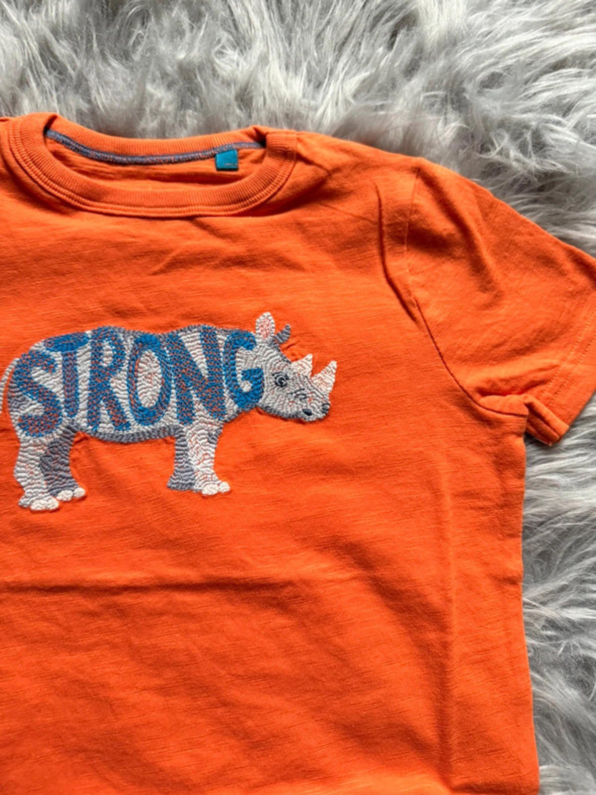 Nwot’s Boden Orange Rhino Superstitch Top - Boys 5 - 6 years - Little Ones Preloved. Second Hand Children's & Preloved Baby, Kids, Girls & Boys Clothes. UK online