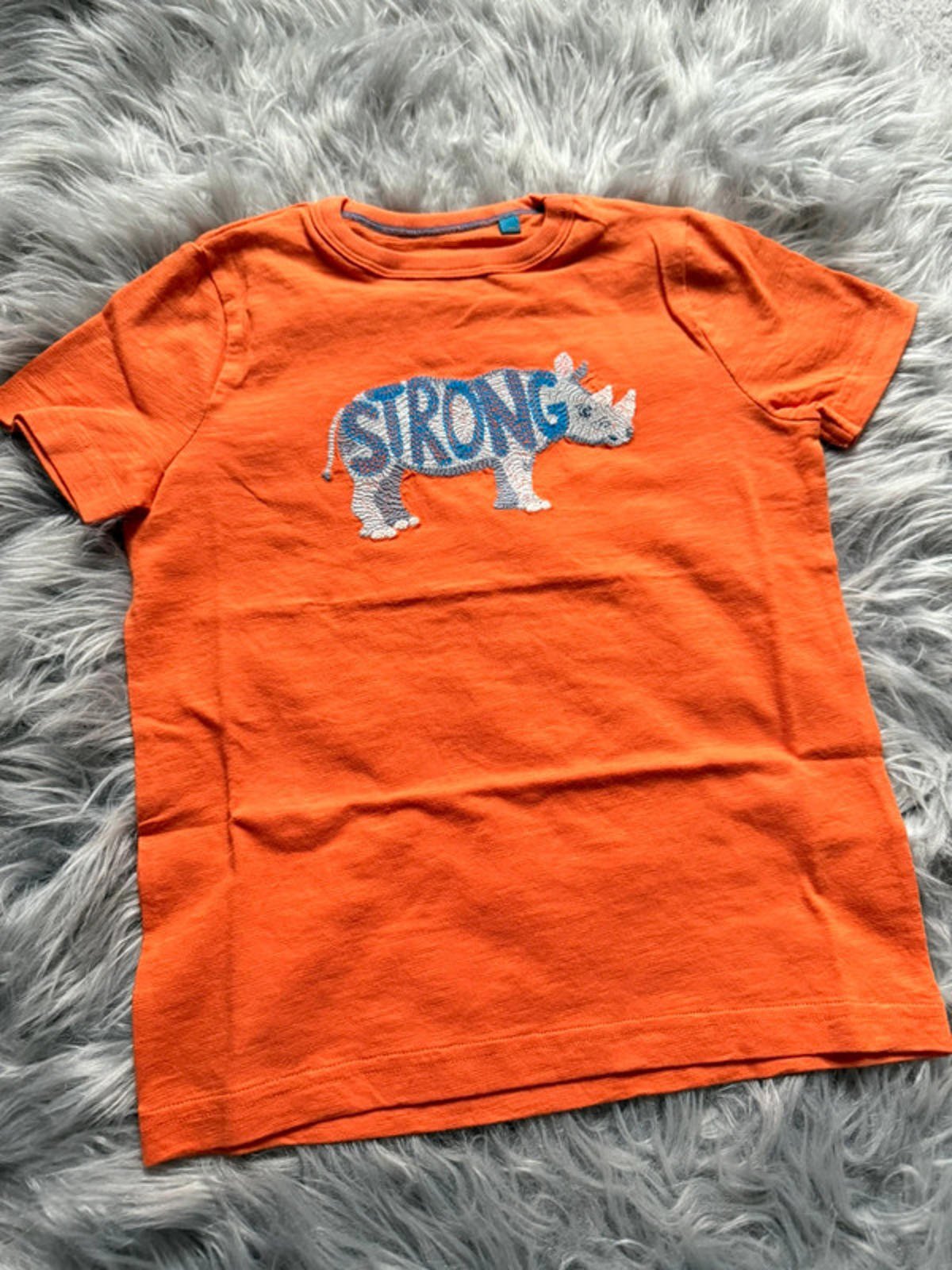 Nwot’s Boden Orange Rhino Superstitch Top - Boys 5 - 6 years - Little Ones Preloved. Second Hand Children's & Preloved Baby, Kids, Girls & Boys Clothes. UK online