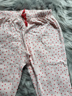 Nwot’s Boden Pink & Red Heart Cropped Lounge Bottoms - Girls 11 - 12 Years - Little Ones Preloved. Second Hand Children's & Preloved Baby, Kids, Girls & Boys Clothes. UK online