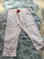 Nwot’s Boden Pink & Red Heart Cropped Lounge Bottoms - Girls 9 - 10 Years - Little Ones Preloved. Second Hand Children's & Preloved Baby, Kids, Girls & Boys Clothes. UK online