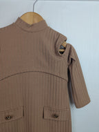 NWOT's Brown Cold Shoulder Dress - Girls 18 - 24 Months - Little Ones Preloved. Second Hand Children's & Preloved Baby, Kids, Girls & Boys Clothes. UK online