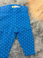 Nwot’s Ex - Boden Blue Spotty Leggings - Girls 0 - 3 Months - Little Ones Preloved. Second Hand Children's & Preloved Baby, Kids, Girls & Boys Clothes. UK online