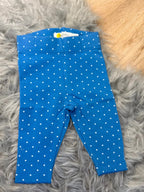 Nwot’s Ex - Boden Blue Spotty Leggings - Girls 0 - 3 Months - Little Ones Preloved. Second Hand Children's & Preloved Baby, Kids, Girls & Boys Clothes. UK online
