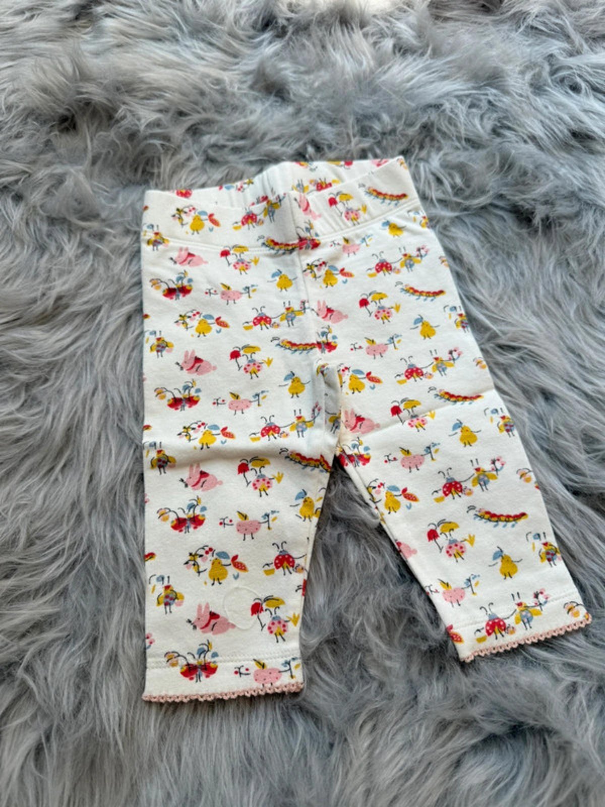 Nwot’s Ex - Boden Fruit & Animals Cream Leggings - Baby Girls 0 - 3 Months - Little Ones Preloved. Second Hand Children's & Preloved Baby, Kids, Girls & Boys Clothes. UK online
