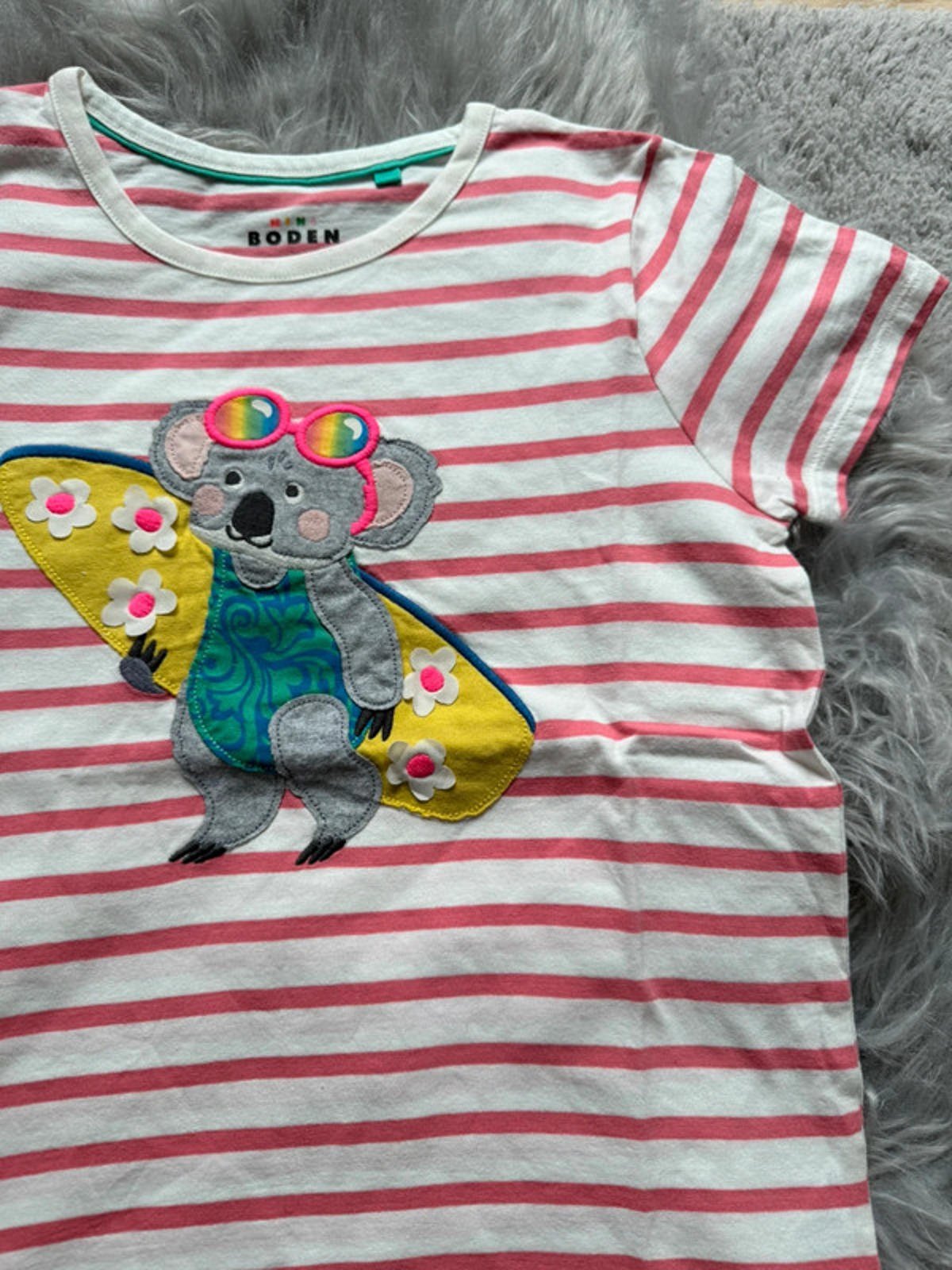 Nwot’s Ex - Boden Summer Koala Short Sleeve Top - Girls 9 - 10 Years - Little Ones Preloved. Second Hand Children's & Preloved Baby, Kids, Girls & Boys Clothes. UK online