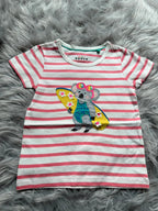 Nwot’s Ex - Boden Summer Surfing Koala Short Sleeve Top - Girls 3 - 4 Years - Little Ones Preloved. Second Hand Children's & Preloved Baby, Kids, Girls & Boys Clothes. UK online