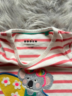 Nwot’s Ex - Boden Summer Surfing Koala Short Sleeve Top - Girls 5 - 6 Years - Little Ones Preloved. Second Hand Children's & Preloved Baby, Kids, Girls & Boys Clothes. UK online