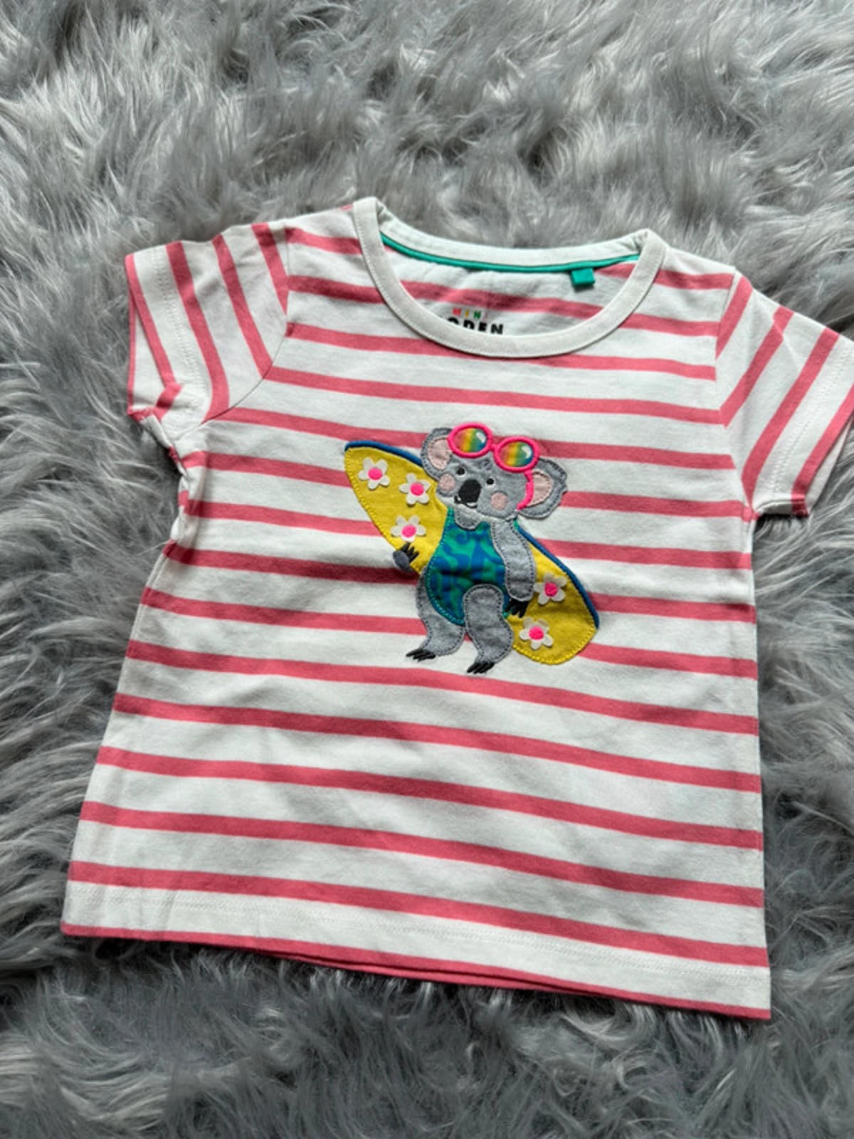 Nwot’s Ex - Boden Summer Surfing Koala Top - Girls 12 - 18 Months - Little Ones Preloved. Second Hand Children's & Preloved Baby, Kids, Girls & Boys Clothes. UK online