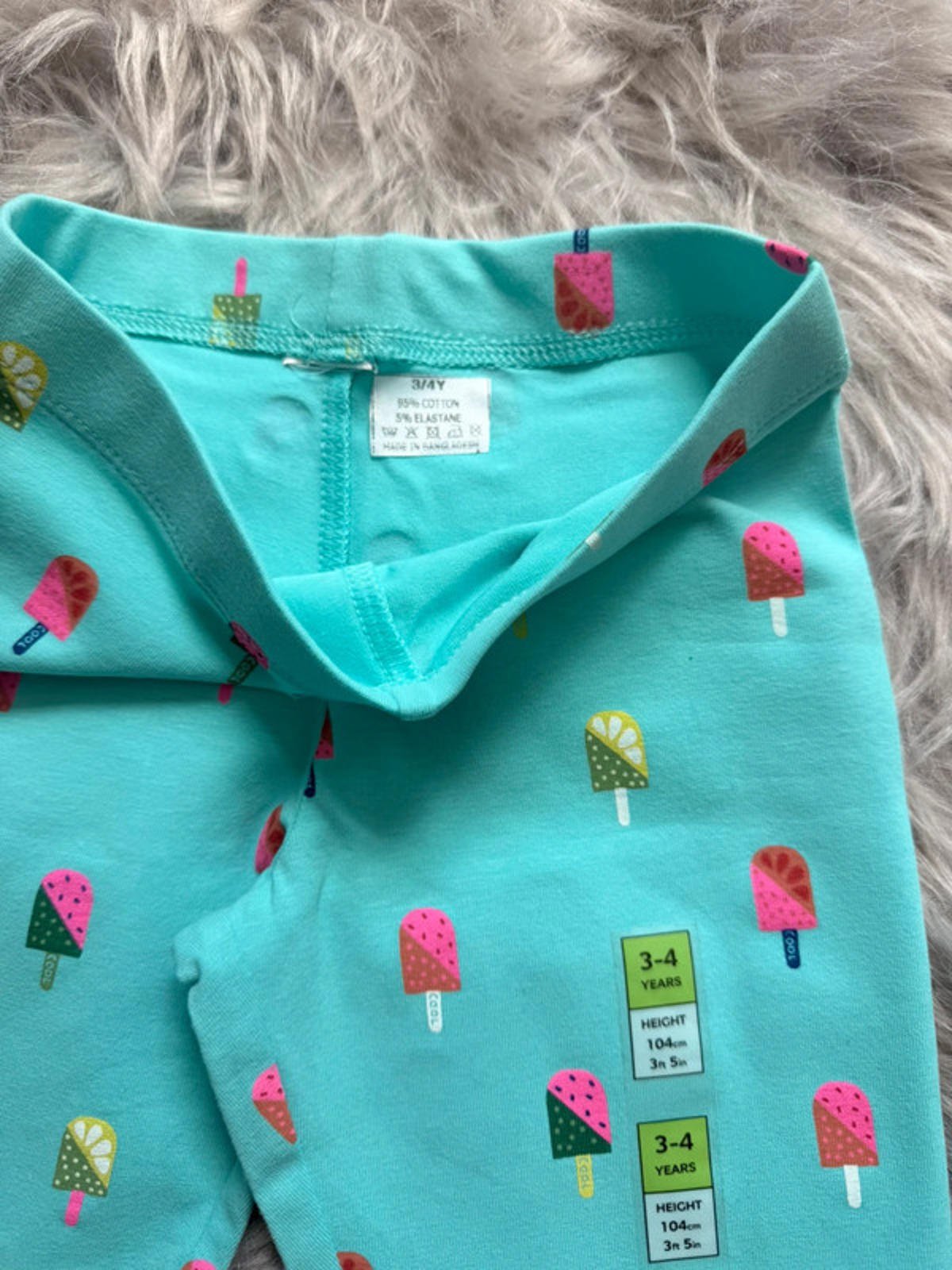 Nwot’s Ex - M&S Blue Lolly Leggings - Girls 3 - 4 Years - Little Ones Preloved. Second Hand Children's & Preloved Baby, Kids, Girls & Boys Clothes. UK online