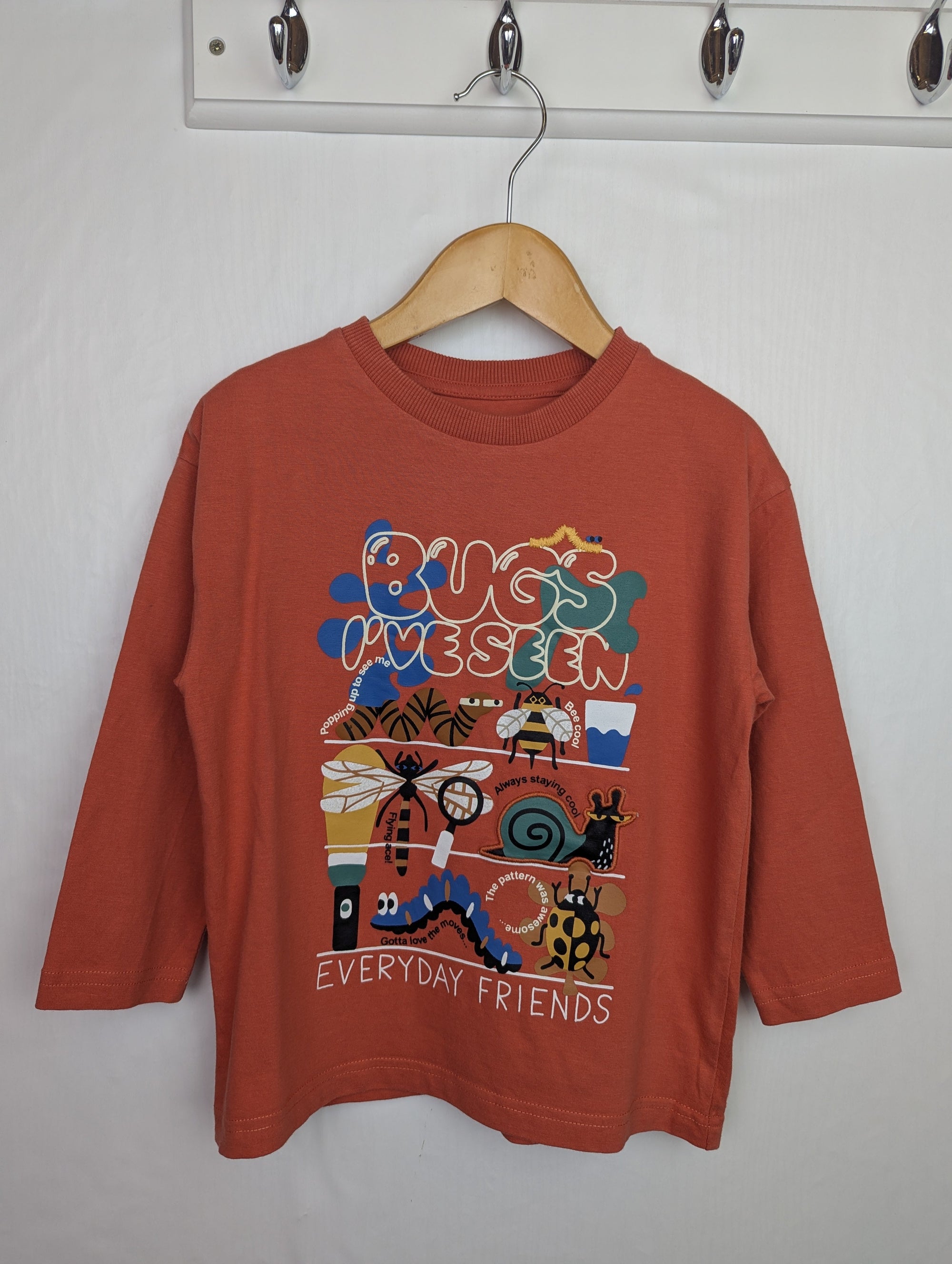 NWOT's F&F Orange Bugs Top - Boys 3 - 4 Years - Little Ones Preloved. Second Hand Children's & Preloved Baby, Kids, Girls & Boys Clothes. UK online