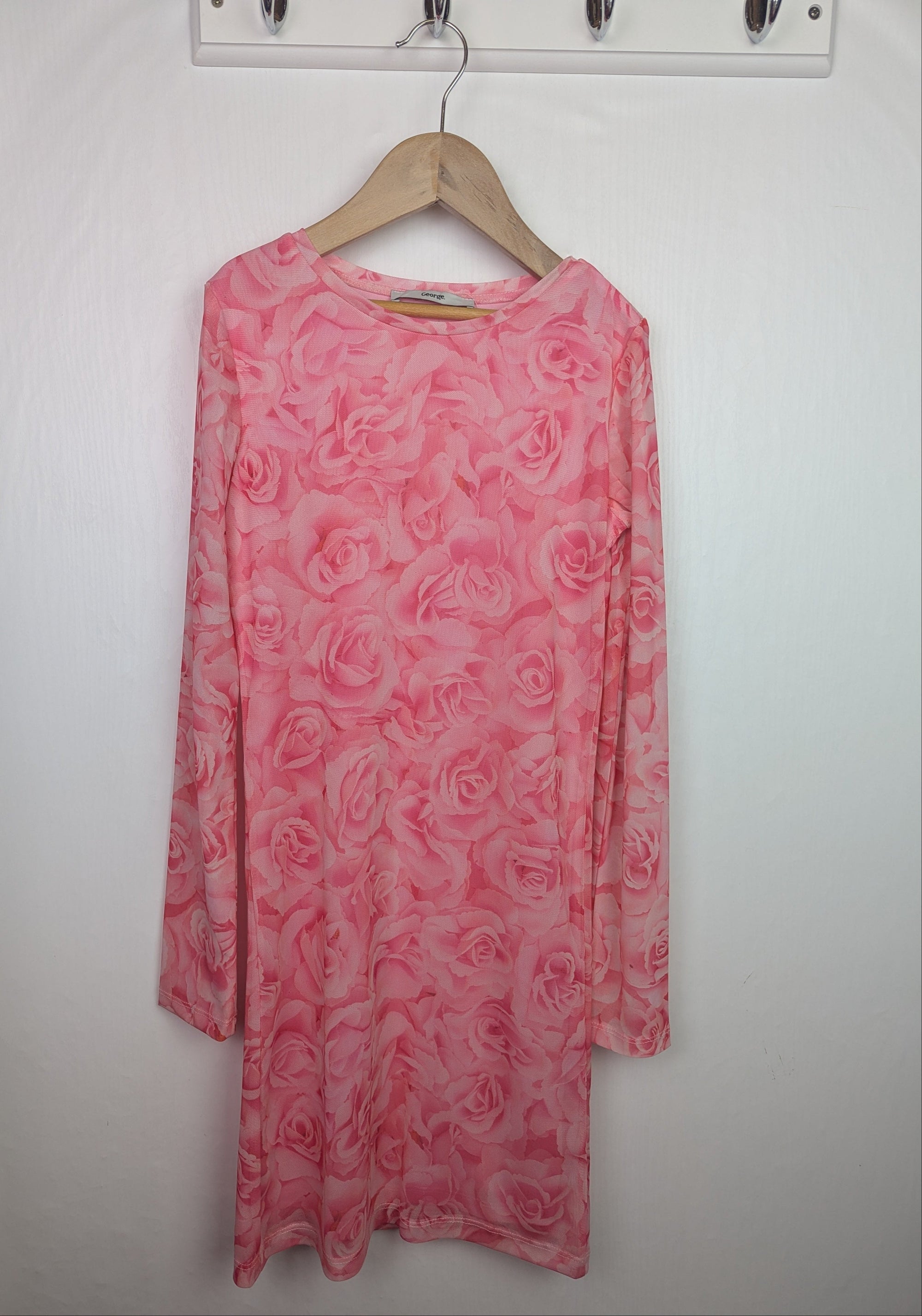 NWOT's George Pink Floral Dress - Girls 11 - 12 Years - Little Ones Preloved. Second Hand Children's & Preloved Baby, Kids, Girls & Boys Clothes. UK online