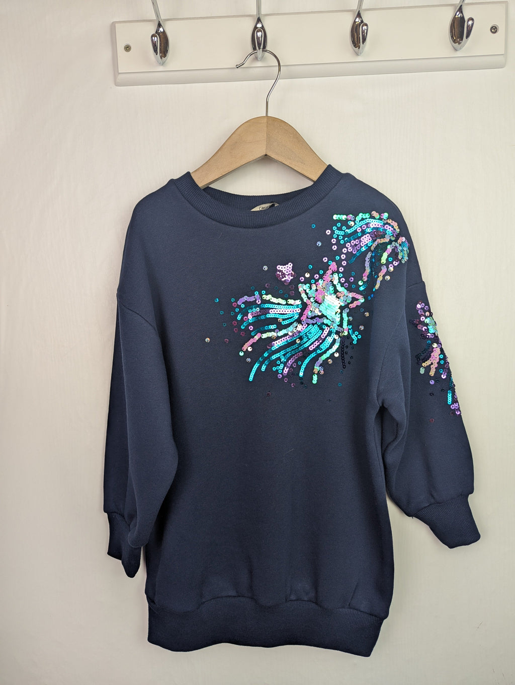 NWOT's George Sequin Jumper Dress - Girls 5 - 6 Years - Little Ones Preloved. Second Hand Children's & Preloved Baby, Kids, Girls & Boys Clothes. UK online