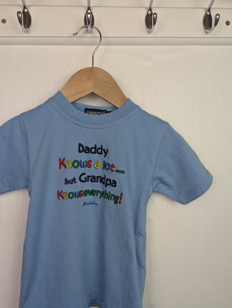 NWOT's Kidoki 'Grandpa knows everything' Top - Boys 2 Years Little Ones Preloved Used, Preloved, Preworn Baby, Girls & Boys Clothes. Kids & Children's second hand Clothing UK Online. Cheap affordable. Brands including Next, Joules, Nutmeg Morrisons, TU, F&F, H&M.