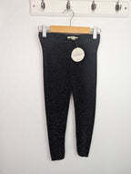 NWOT's Mini B Black Sparkle Leggings - Girls 3 - 4 Years - Little Ones Preloved. Second Hand Children's & Preloved Baby, Kids, Girls & Boys Clothes. UK online