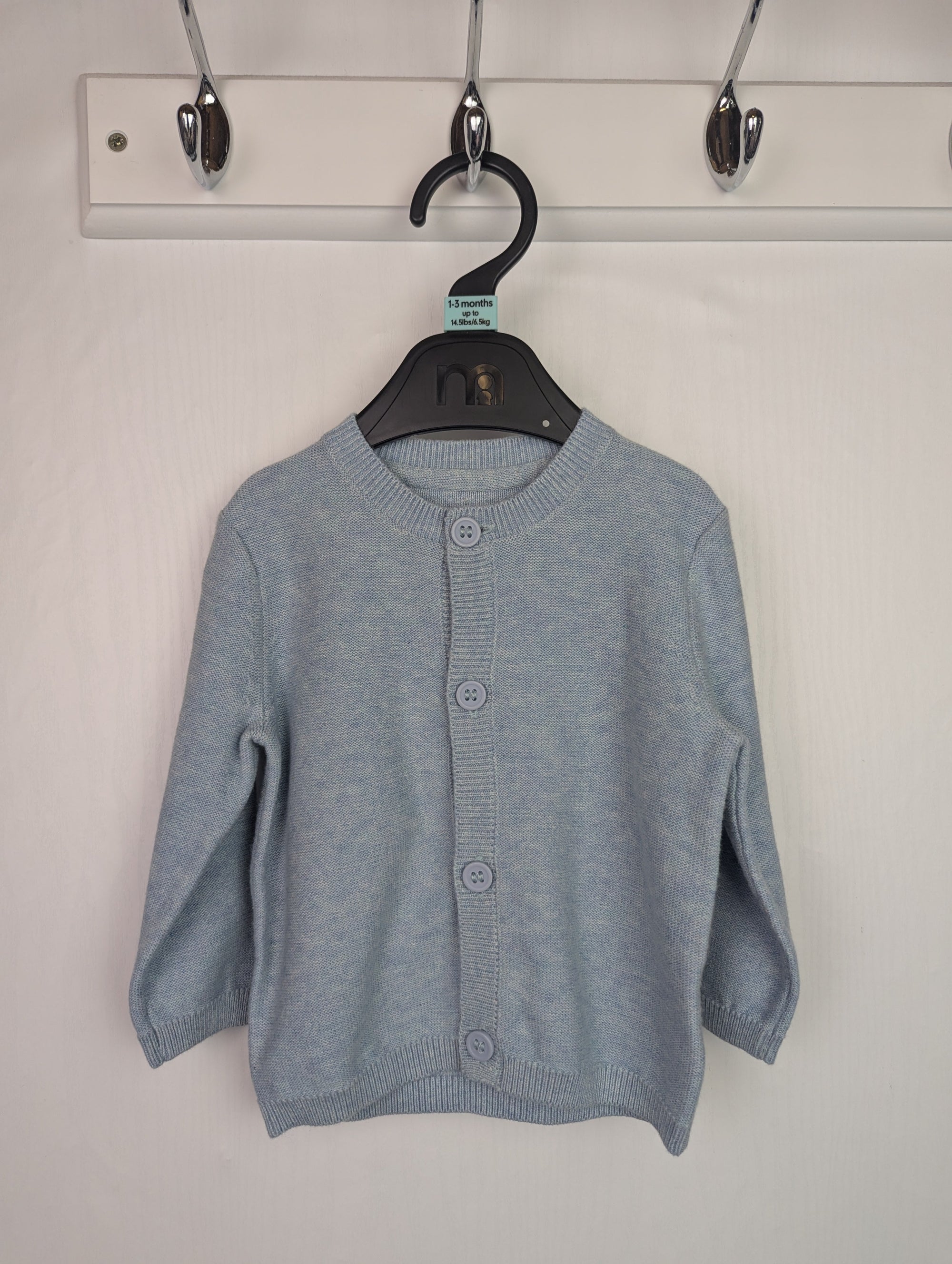 NWOT's Mothercare Fine Knit Cardigan - Baby Unisex 1 - 3 Months - Little Ones Preloved. Second Hand Children's & Preloved Baby, Kids, Girls & Boys Clothes. UK online