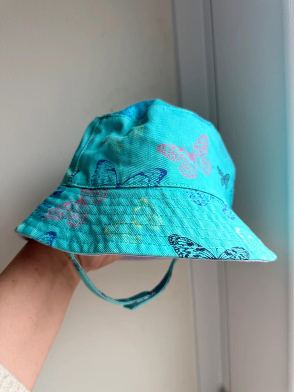 Nwot’s M&S Butterfly Summer Bucket Hat - Girls 18 - 36 Months - Little Ones Preloved. Second Hand Children's & Preloved Baby, Kids, Girls & Boys Clothes. UK online