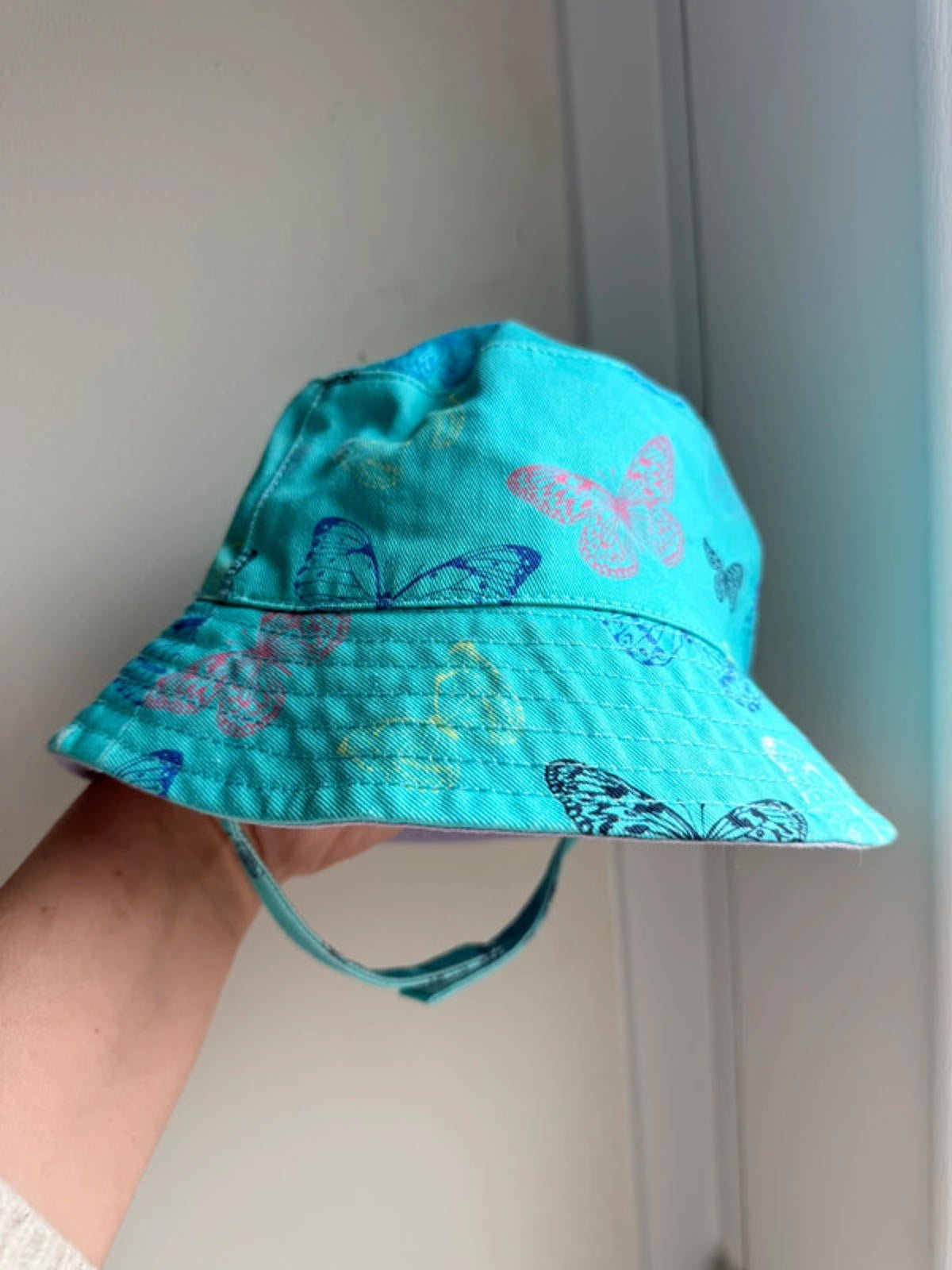 Nwot’s M&S Butterfly Summer Bucket Hat - Girls 18 - 36 Months - Little Ones Preloved. Second Hand Children's & Preloved Baby, Kids, Girls & Boys Clothes. UK online