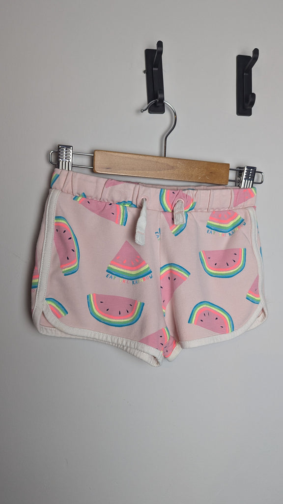 NWOT's M&S Pink Watermelon Shorts - Girls 4-5 Years Little Ones Preloved Used, Preloved, Preworn & Second Hand Baby, Kids & Children's Clothing UK Online. Cheap affordable. Brands including Next, Joules, Nutmeg Morrisons, TU, F&F, H&M.