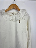 Nwot’s Next Cream Bear Collared Top - Girls 4 - 5 Years - Little Ones Preloved. Second Hand Children's & Preloved Baby, Kids, Girls & Boys Clothes. UK online