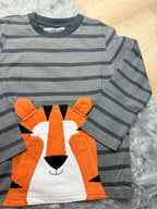 Nwot’s Next Grey Long Sleeve Tiger Top - Boys 3 - 4 Years - Little Ones Preloved. Second Hand Children's & Preloved Baby, Kids, Girls & Boys Clothes. UK online
