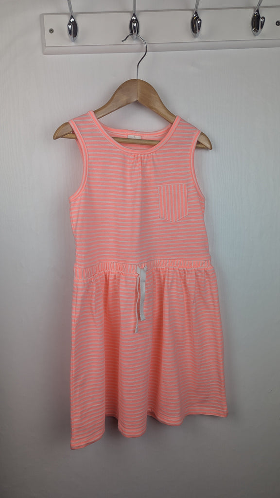 NWOT's Next Pink Striped Dress - Girls 6 Years Little Ones Preloved Used, Preloved, Preworn Baby, Girls & Boys Clothes. Kids & Children's second hand Clothing UK Online. Cheap affordable. Brands including Next, Joules, Nutmeg Morrisons, TU, F&F, H&M.