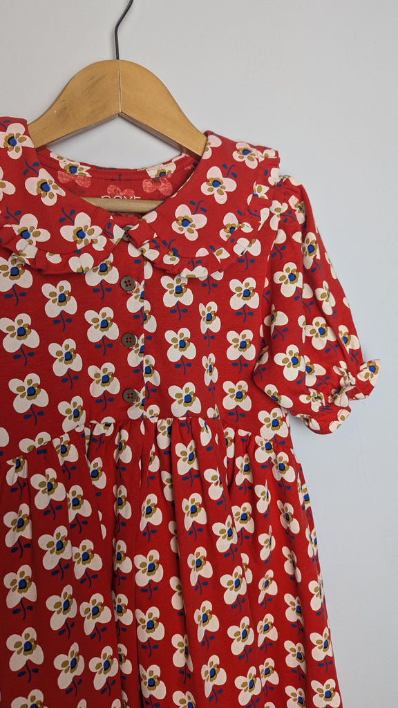 NWOT's Next Red Floral Dress - Girls 5-6 Years Little Ones Preloved Used, Preloved, Preworn & Second Hand Baby, Kids & Children's Clothing UK Online. Cheap affordable. Brands including Next, Joules, Nutmeg Morrisons, TU, F&F, H&M.