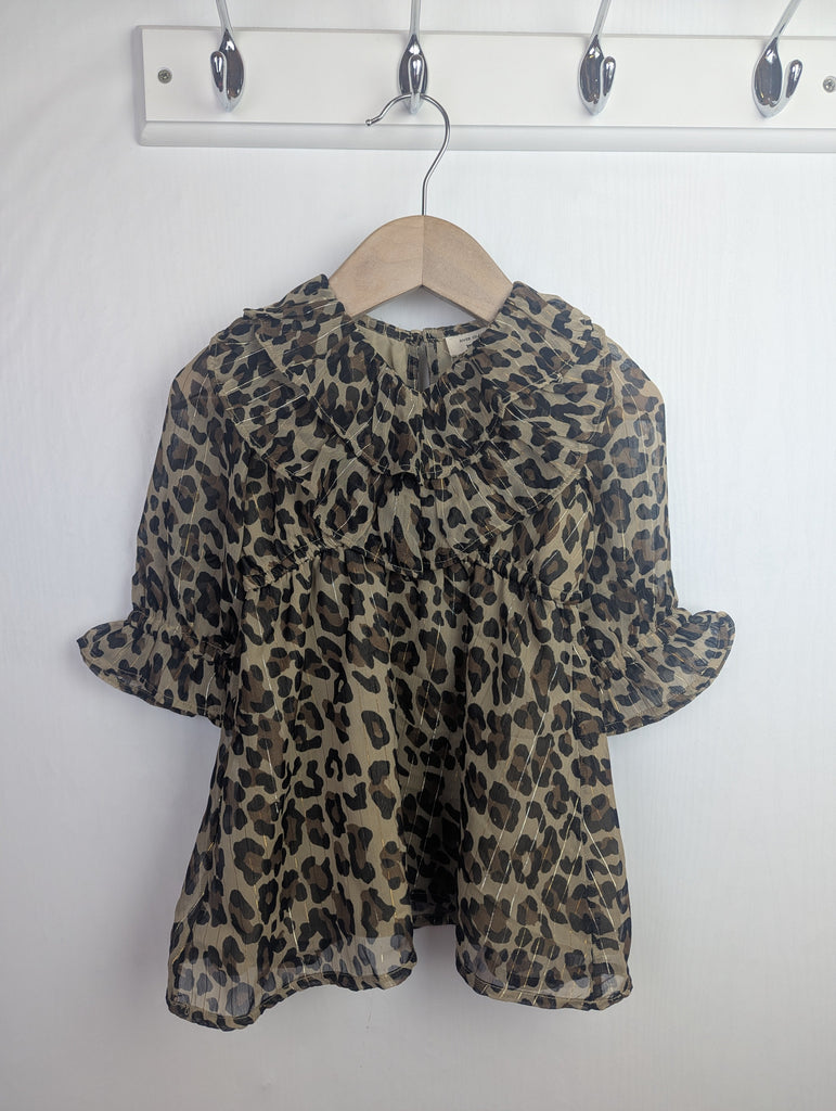 NWOT's River Island Animal Print Mesh Dress - Girls 6-9 Months Little Ones Preloved Used, Preloved, Preworn Baby, Girls & Boys Clothes. Kids & Children's second hand Clothing UK Online. Cheap affordable. Brands including Next, Joules, Nutmeg Morrisons, TU, F&F, H&M.