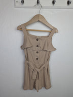 NWOT's River Island Beige Playsuit - Girls 4 - 5 Years - Little Ones Preloved. Second Hand Children's & Preloved Baby, Kids, Girls & Boys Clothes. UK online