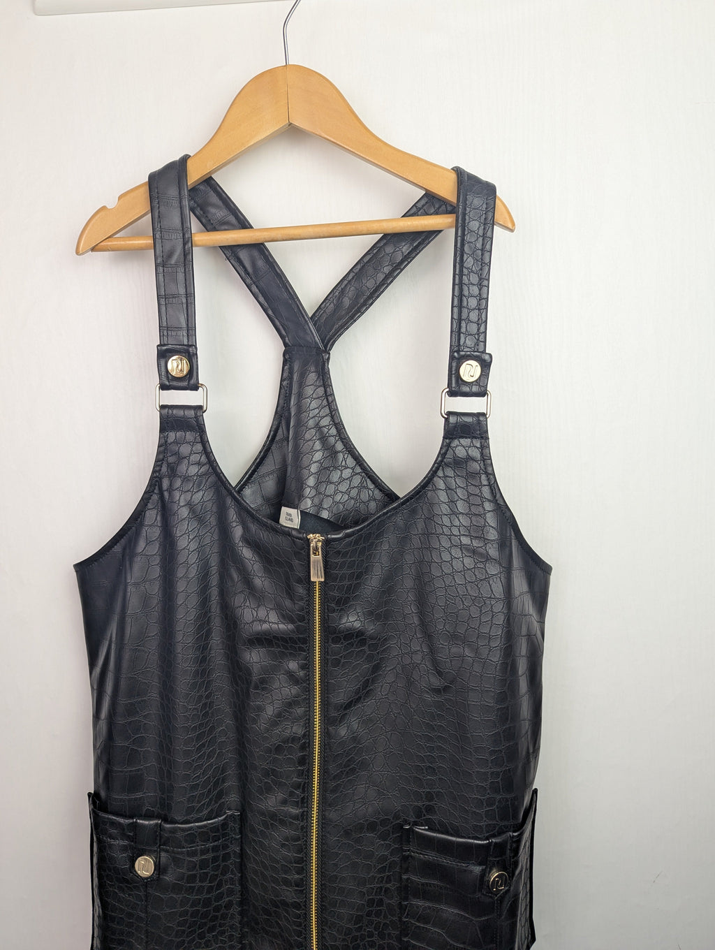 NWOT's River Island Black Pleather Dress - Girls 13 - 14 Years - Little Ones Preloved. Second Hand Children's & Preloved Baby, Kids, Girls & Boys Clothes. UK online