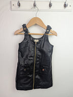 NWOT's River Island Black Pleather Dress - Girls 9 - 12 Months - Little Ones Preloved. Second Hand Children's & Preloved Baby, Kids, Girls & Boys Clothes. UK online