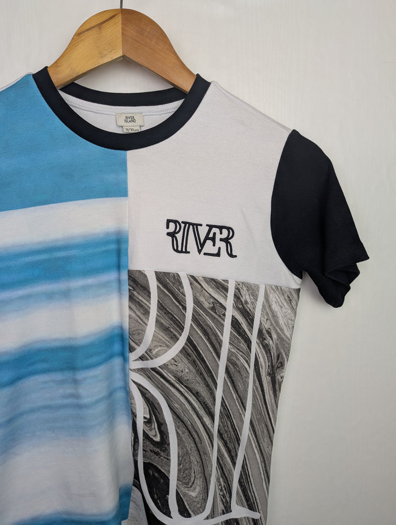 NWOT's River Island Block Top - Boys 9-10 Years Little Ones Preloved Used, Preloved, Preworn Baby, Girls & Boys Clothes. Kids & Children's second hand Clothing UK Online. Cheap affordable. Brands including Next, Joules, Nutmeg Morrisons, TU, F&F, H&M.