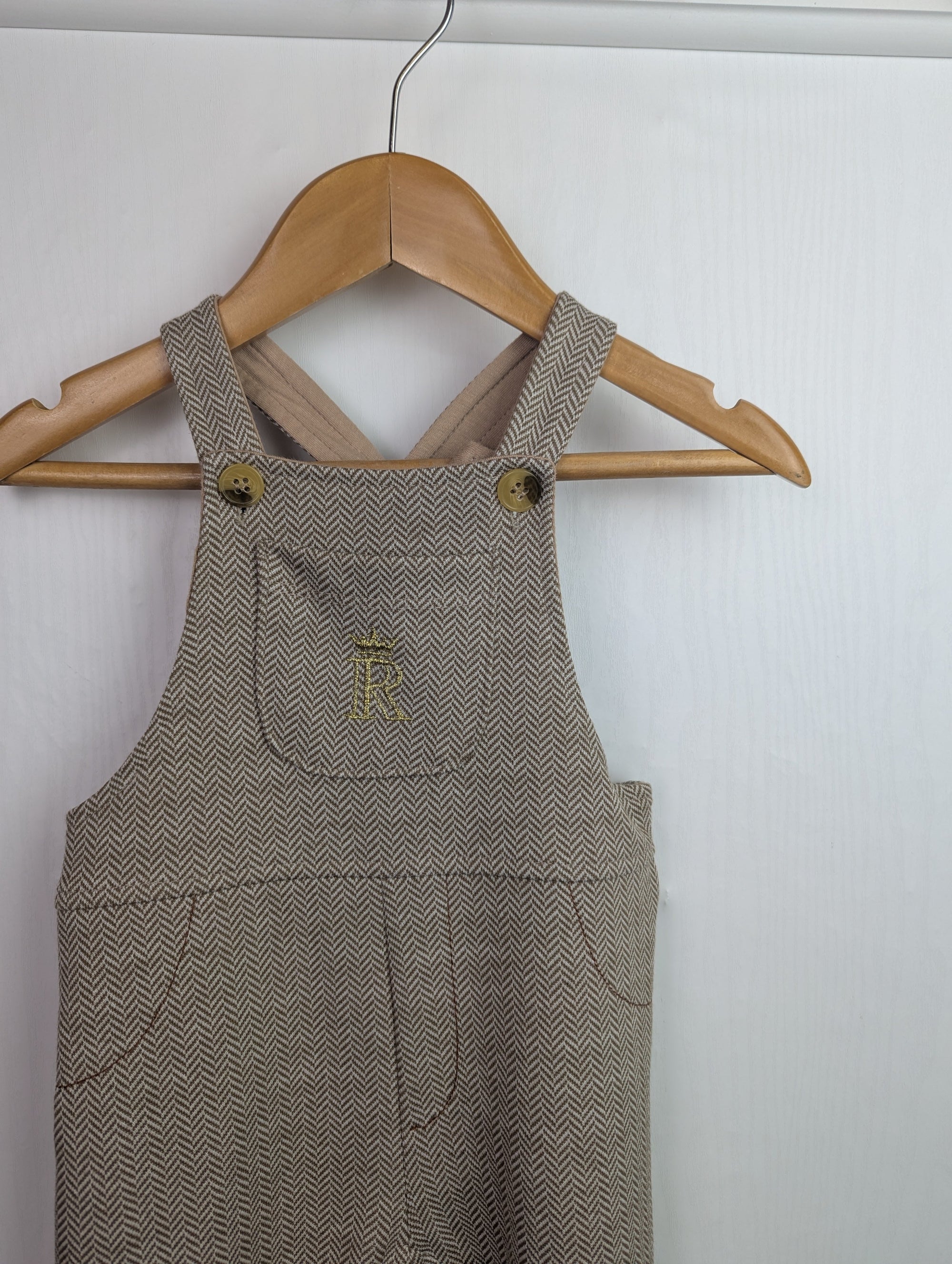 NWOT's River Island Brown Romper - Boys 3 - 6 Months - Little Ones Preloved. Second Hand Children's & Preloved Baby, Kids, Girls & Boys Clothes. UK online