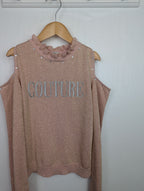 NWOT's River Island 'Couture' Jumper - Girls 11 - 12 Years - Little Ones Preloved. Second Hand Children's & Preloved Baby, Kids, Girls & Boys Clothes. UK online